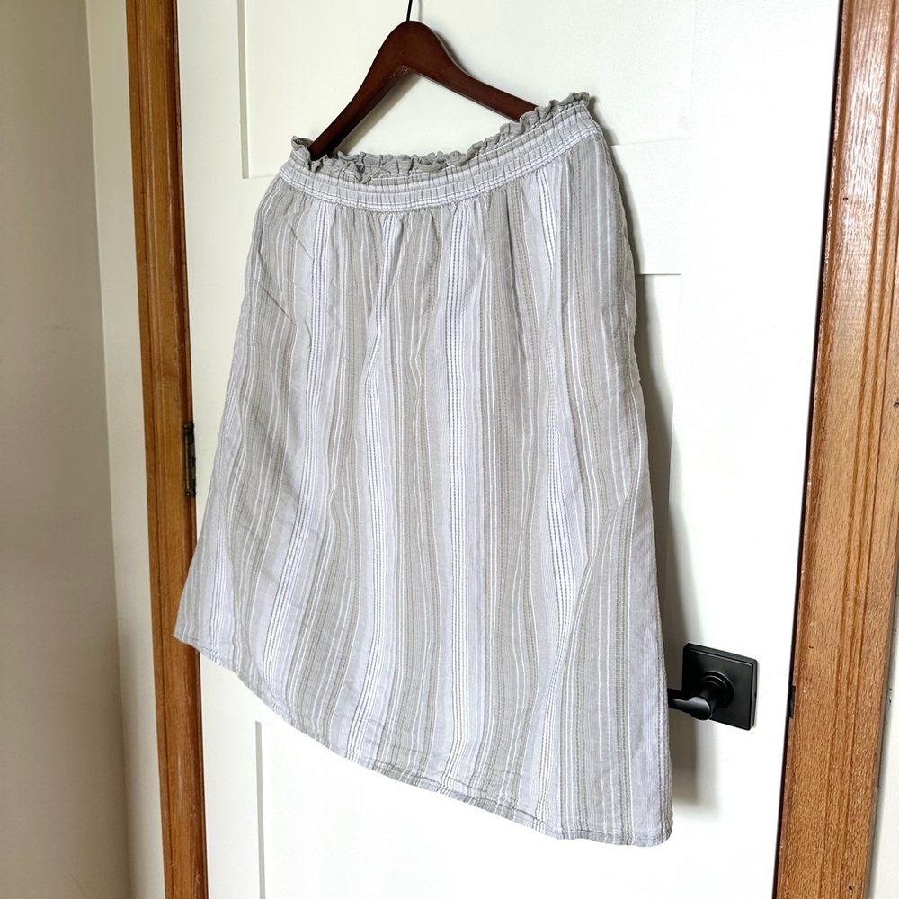 Joe Fresh Women’s Cotton Lined Skirt with Elastic Waist